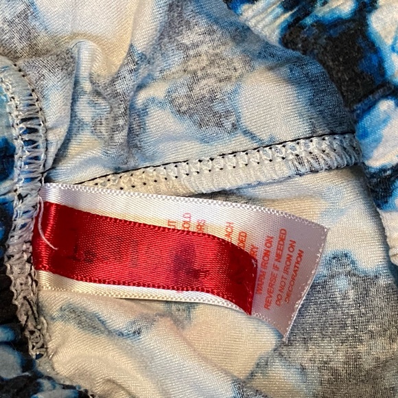 Hot Kiss girls blue tie dye buttery soft leggings size M 7/8 - Picture 6 of 13